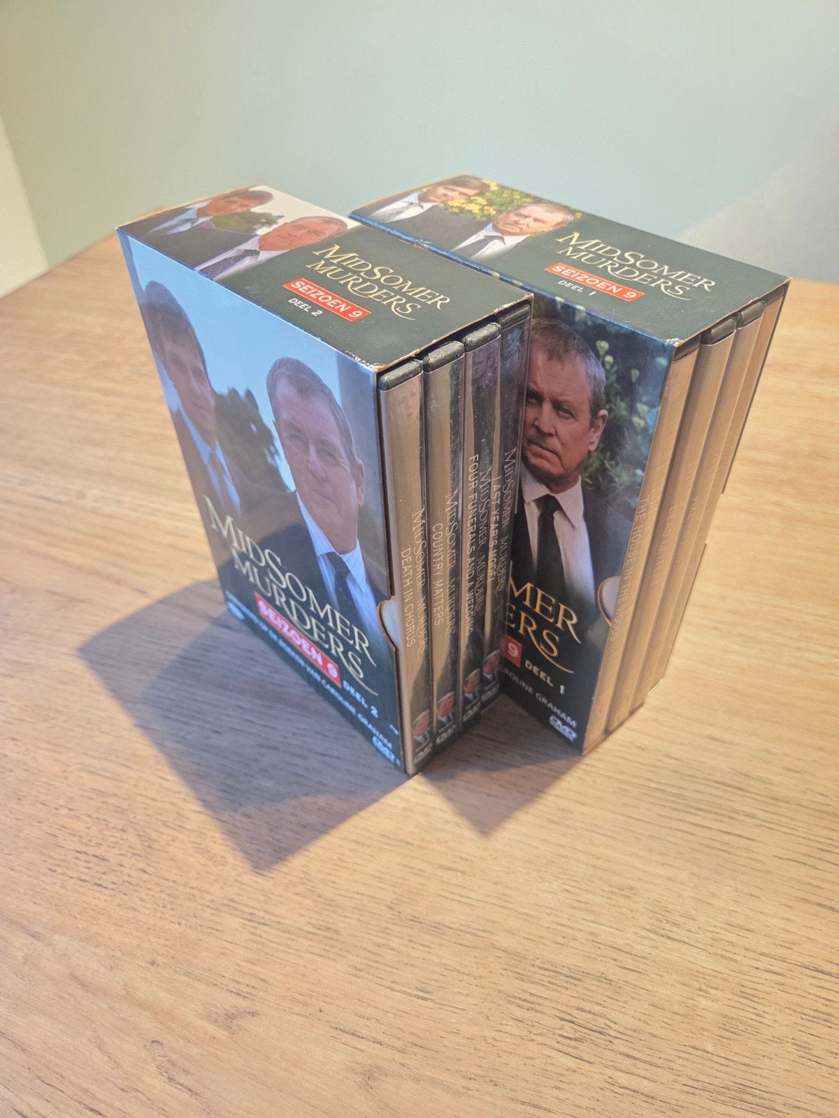 Midsomer Murders Seizoen 9 - Deel 1 & 2 DVD Boxset, Engels, Nederlands, Ophalen of Verzenden, Zo goed als nieuw