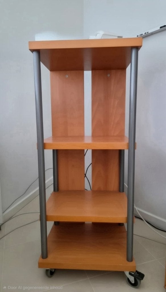 Verrijdbaar Stellage meubel voor audio video apparatuur, Ophalen, Gebruikt