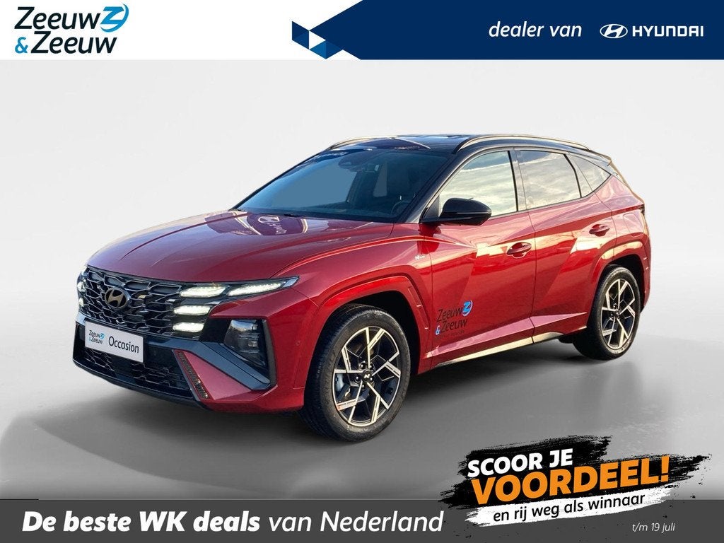Hyundai Tucson 1.6 T-GDI PHEV N Line | Bezet t/m 14-07, 12 maanden, 14 kWh, 4 cilinders, Bedrijf