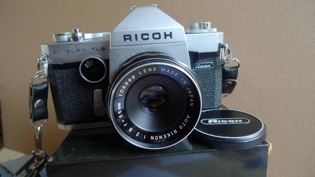Ricoh Singlex TLS  analoog, Ophalen of Verzenden, Gebruikt, Spiegelreflex, Overige Merken