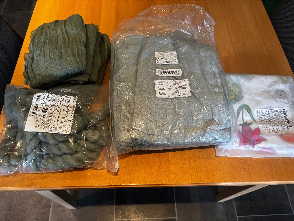 Tafel aankleding (servetten, tafellopers, tafelkleed), Groen, Ophalen of Verzenden, Textiel, Landelijk