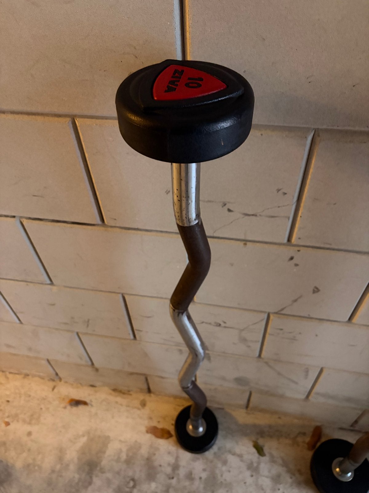 ZIVA EZ Curl Bar met 10kg gewicht, Ophalen, Gebruikt, Armen, Halterstangen