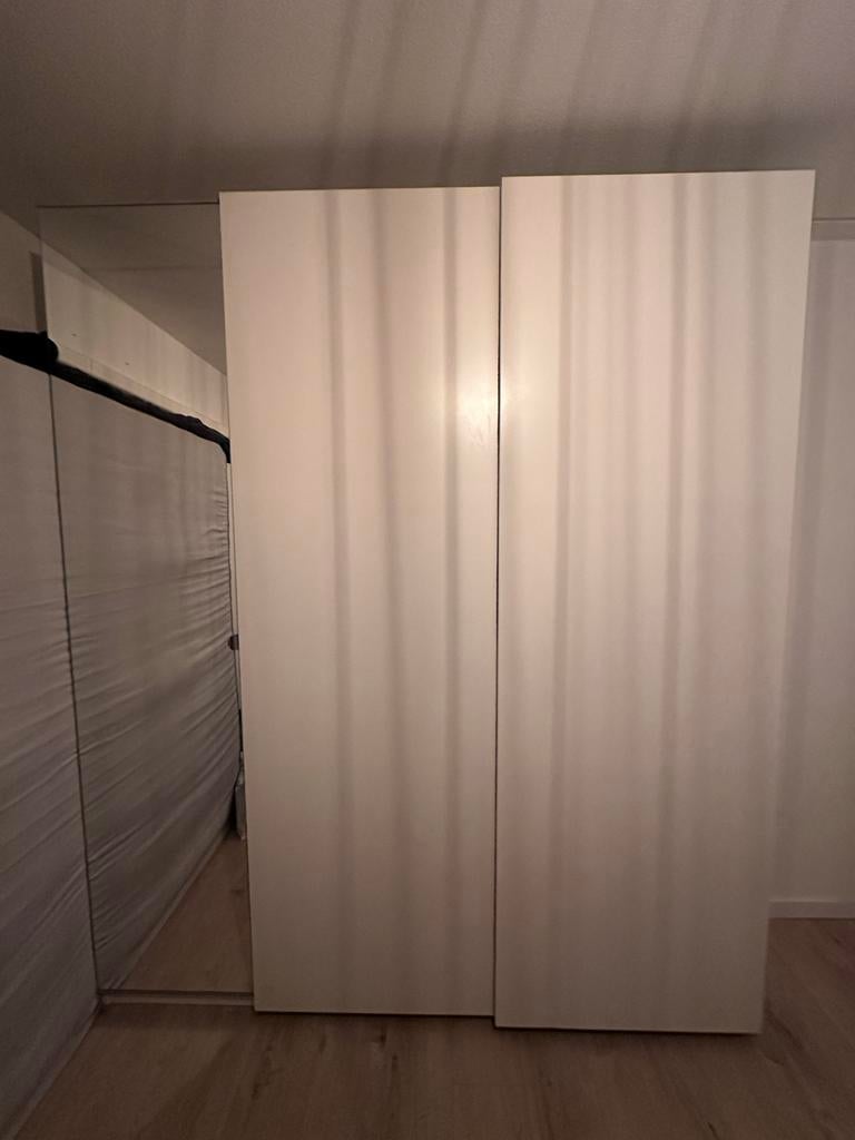 Witte IKEA paxkast met schuifdeuren, Ophalen, Overige materialen, 200 cm of meer, 150 tot 200 cm