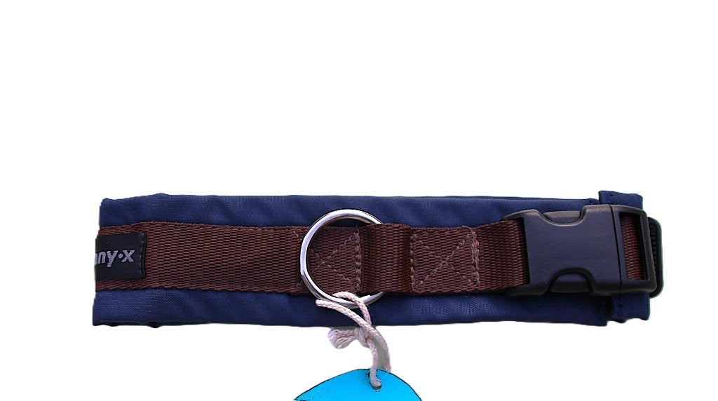 Annyx halsband POTPOURRIE limited Edition maat 4-Navy-bruin, Dieren en Toebehoren, Breitschneiderweg 117b Ratingen Duitsland, Nieuw