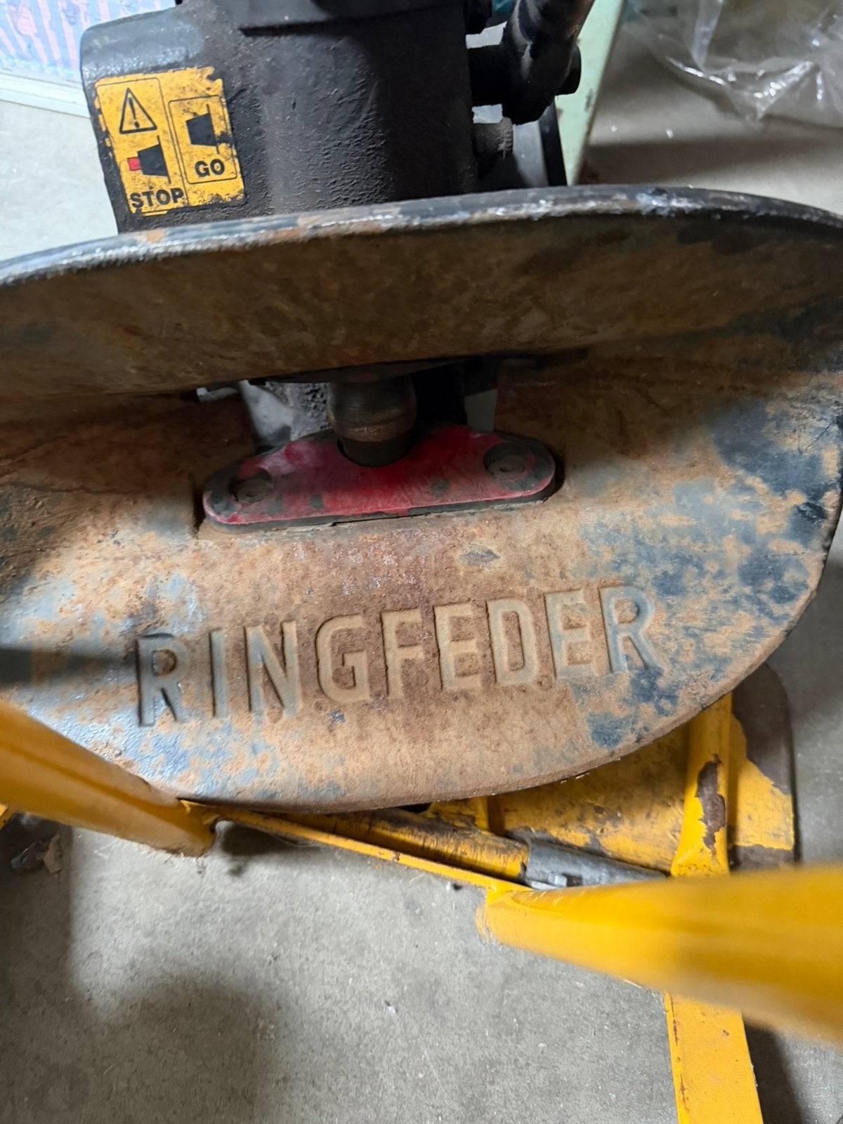Trekhaak ringfeder vrachtwagen, Ophalen, Gebruikt
