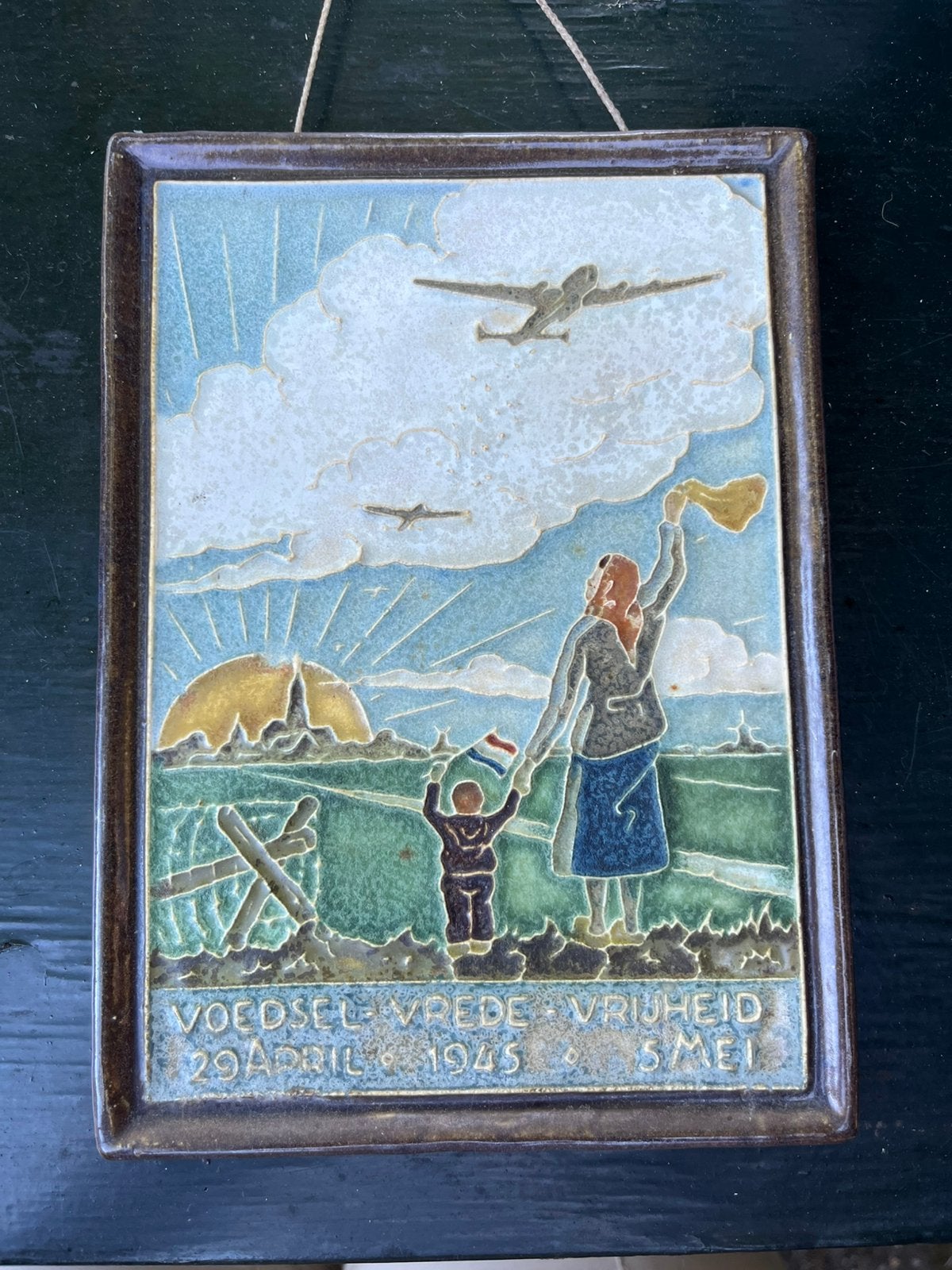 herinneringstegel voedsel vrede vrijheid, Ophalen of Verzenden
