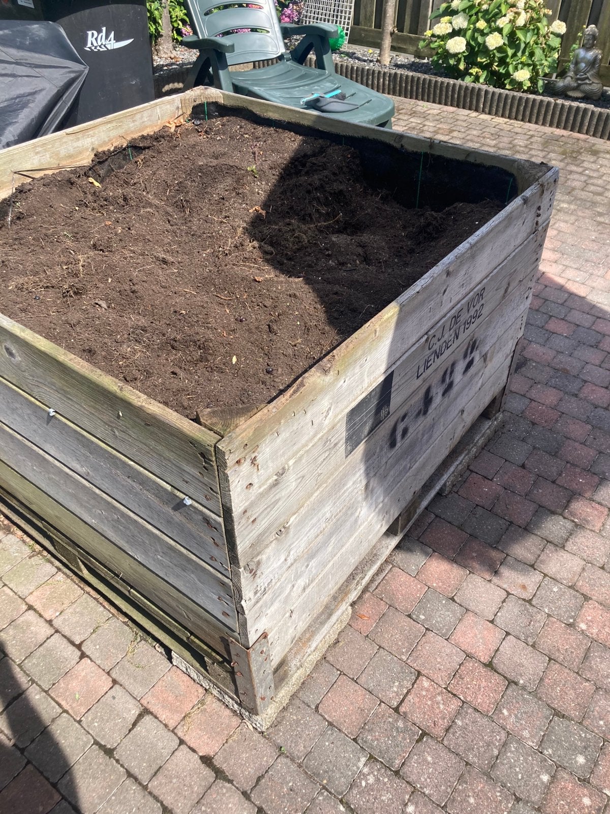 Fruitkisten gratis ophalen lees beschrijving, Tuin en Terras, Ophalen, Gebruikt, Rechthoekig, Hout