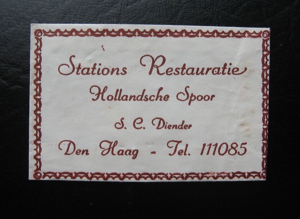 2786 Den Haag - Stationsrestauratie Hollandsche Spoor, Verzenden, Nederland