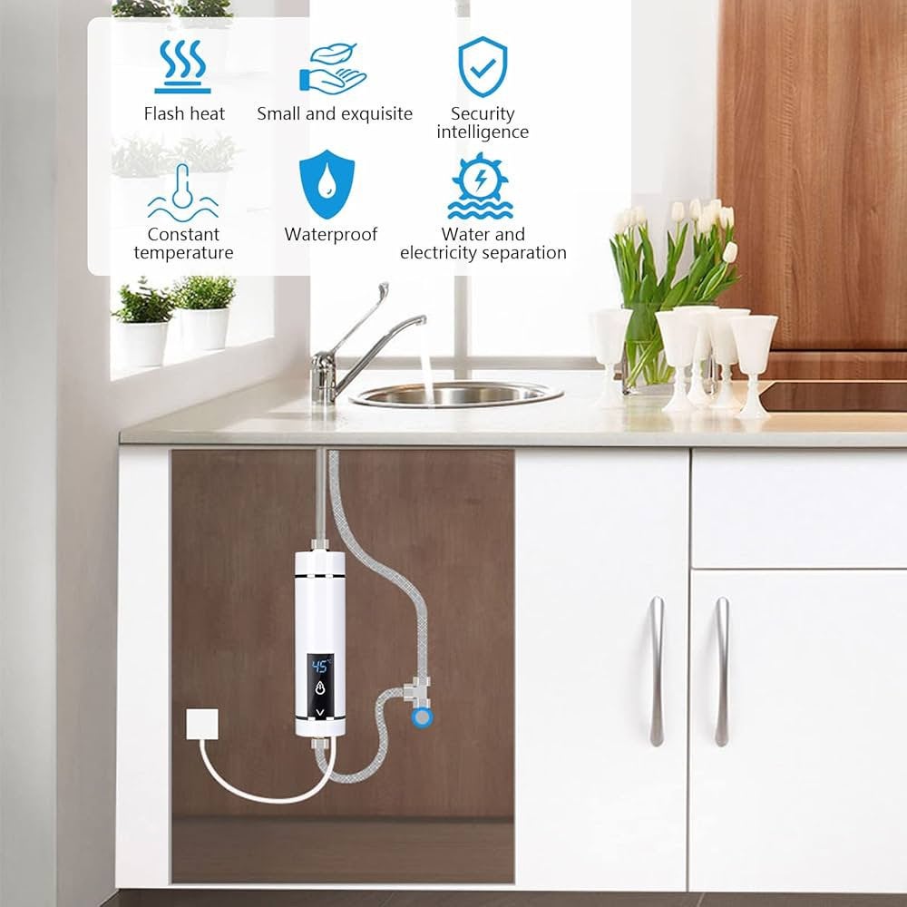 Compacte boiler voor snelle warmwatervoorziening, Minder dan 3 jaar oud, Minder dan 20 liter, Terugslagbeveiliging (TTB), Nieuw