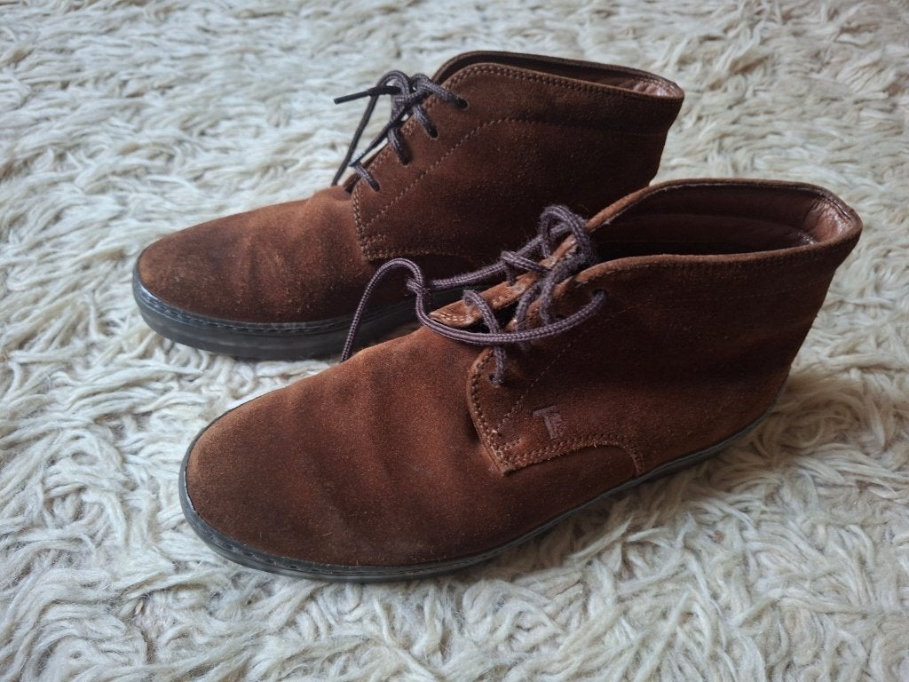 Zgan. Tod's suede Schoenen/boots. Mt 37,5. In prima staat, Kleding | Dames, Schoenen, Schoenen met lage hakken, Bruin, Ophalen of Verzenden