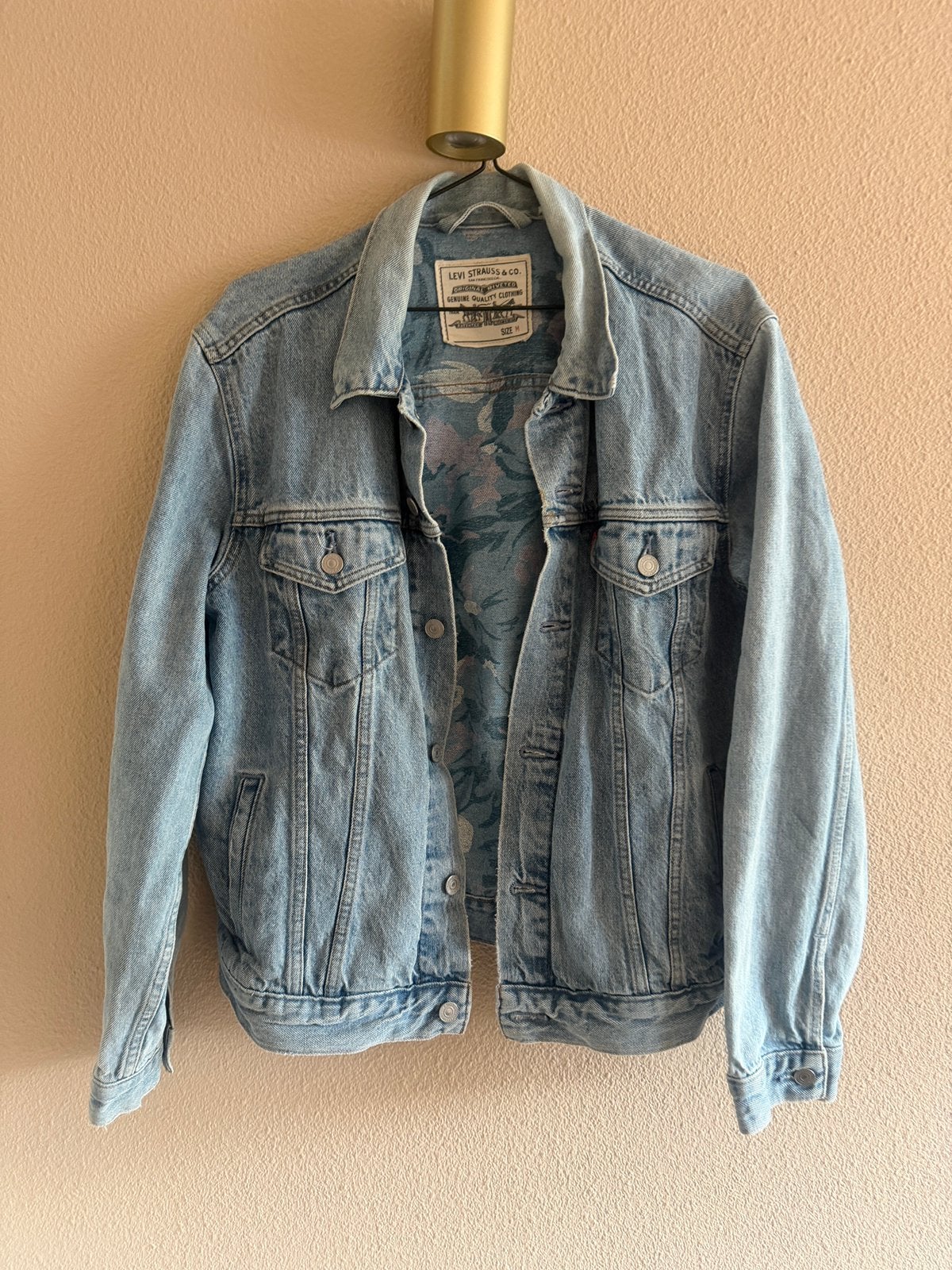 Levi’s denim jacket, Ophalen of Verzenden, Zo goed als nieuw, Blauw
