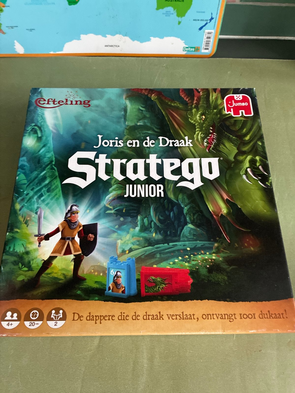 Stratego Junior Joris en de Draak Efteling Bordspel, Een of twee spelers, Ophalen of Verzenden, Zo goed als nieuw