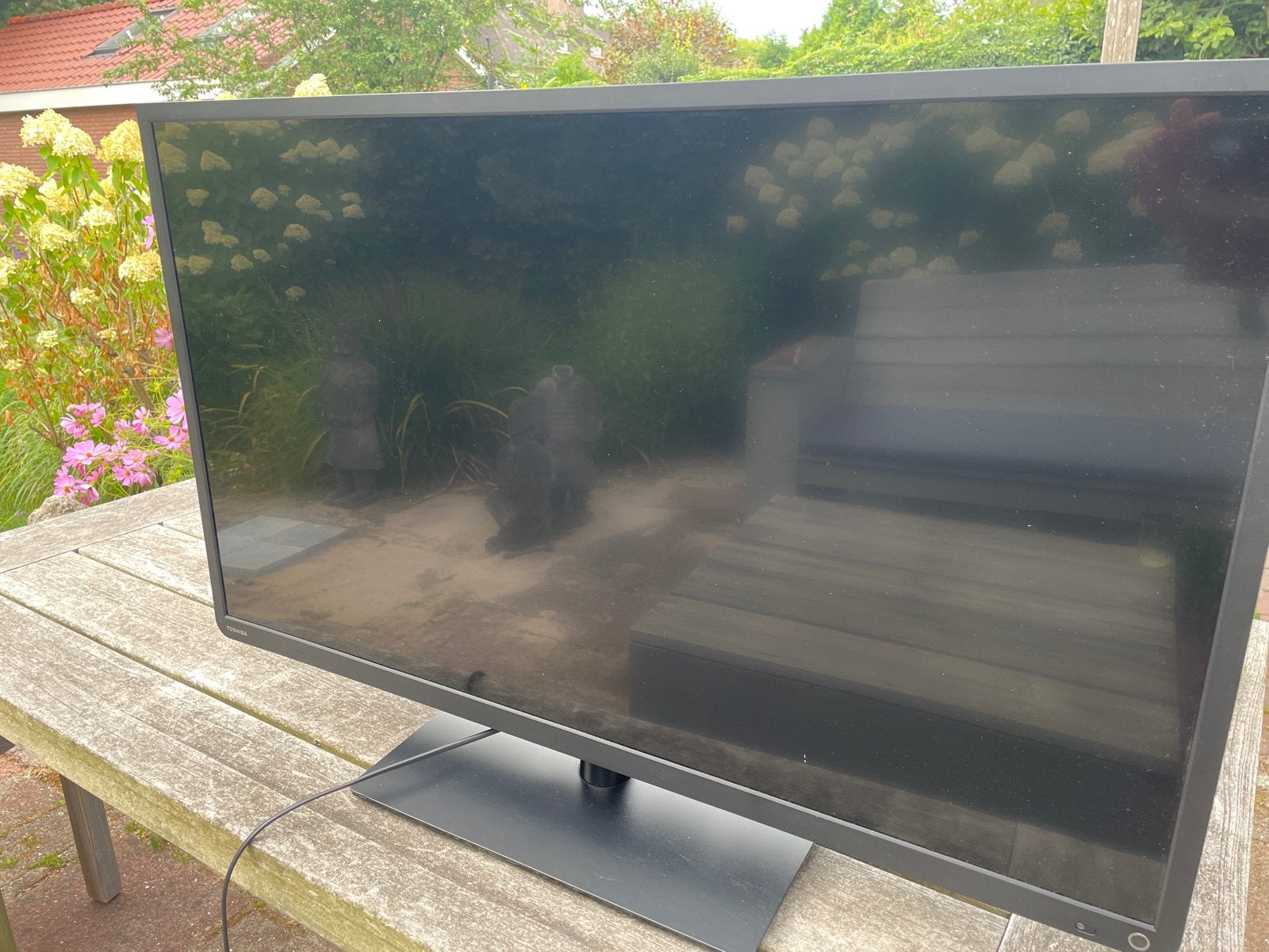 Toshiba TV - bieden, Ophalen, 50 Hz, 60 tot 80 cm, Gebruikt