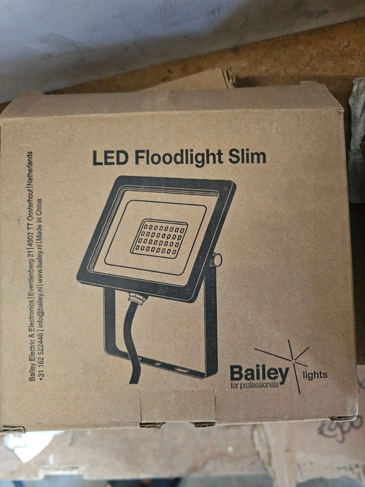 Bailey LED Floodlight Slim – 5 stuks – 30W en 50W, Ophalen of Verzenden, Nieuw, Minder dan 50 watt