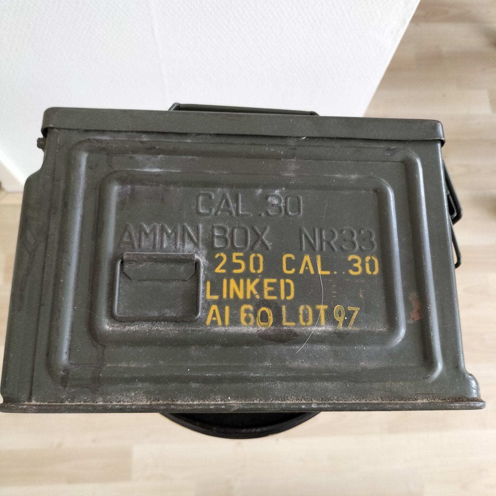 Munitiekist Cal .30 AMMN BOX NR33, Ophalen of Verzenden, Landmacht, Nederland, Kist of Geocache