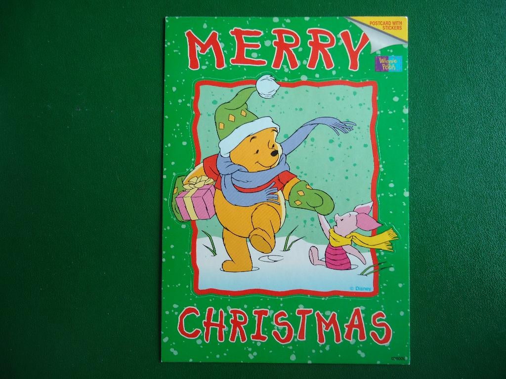 (1238) DISNEYKAART: Winnie de Poeh, Verzenden, 1980 tot heden, Ongelopen