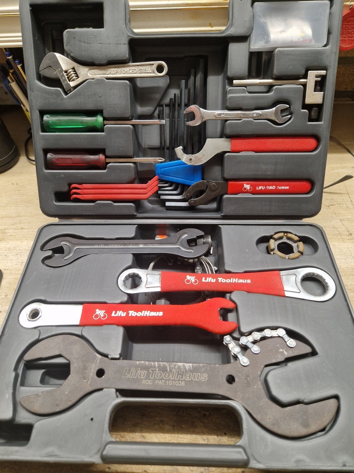 Shimano Fietsgereedschapskofferset, Ophalen of Verzenden, Zo goed als nieuw