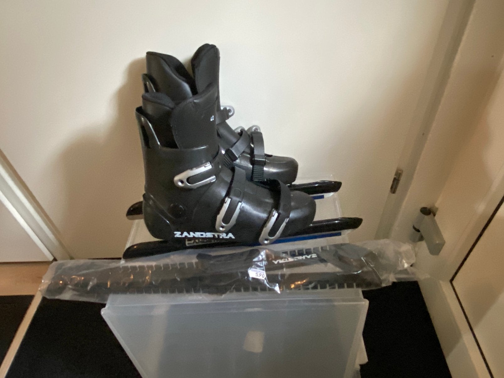 Zandstra schaatsen vaste schaats Comfort, Sport en Fitness, Zandstra, Ophalen of Verzenden, Zo goed als nieuw, Noren