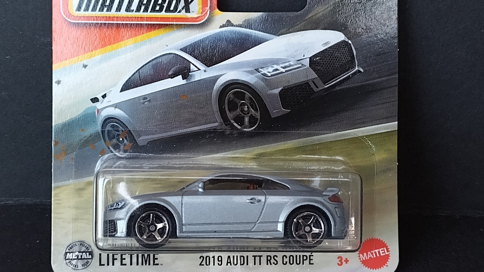 Audi TT RS Silver 1:64 3inch Matchbox Pol, Auto, Verzenden, ., Nieuw