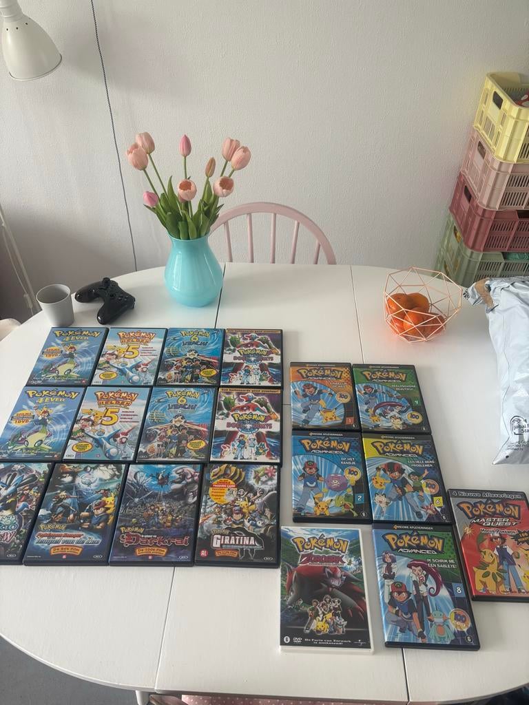 Grote collectie Pokémon DVD's - Films en TV-series, Ophalen of Verzenden, Zo goed als nieuw