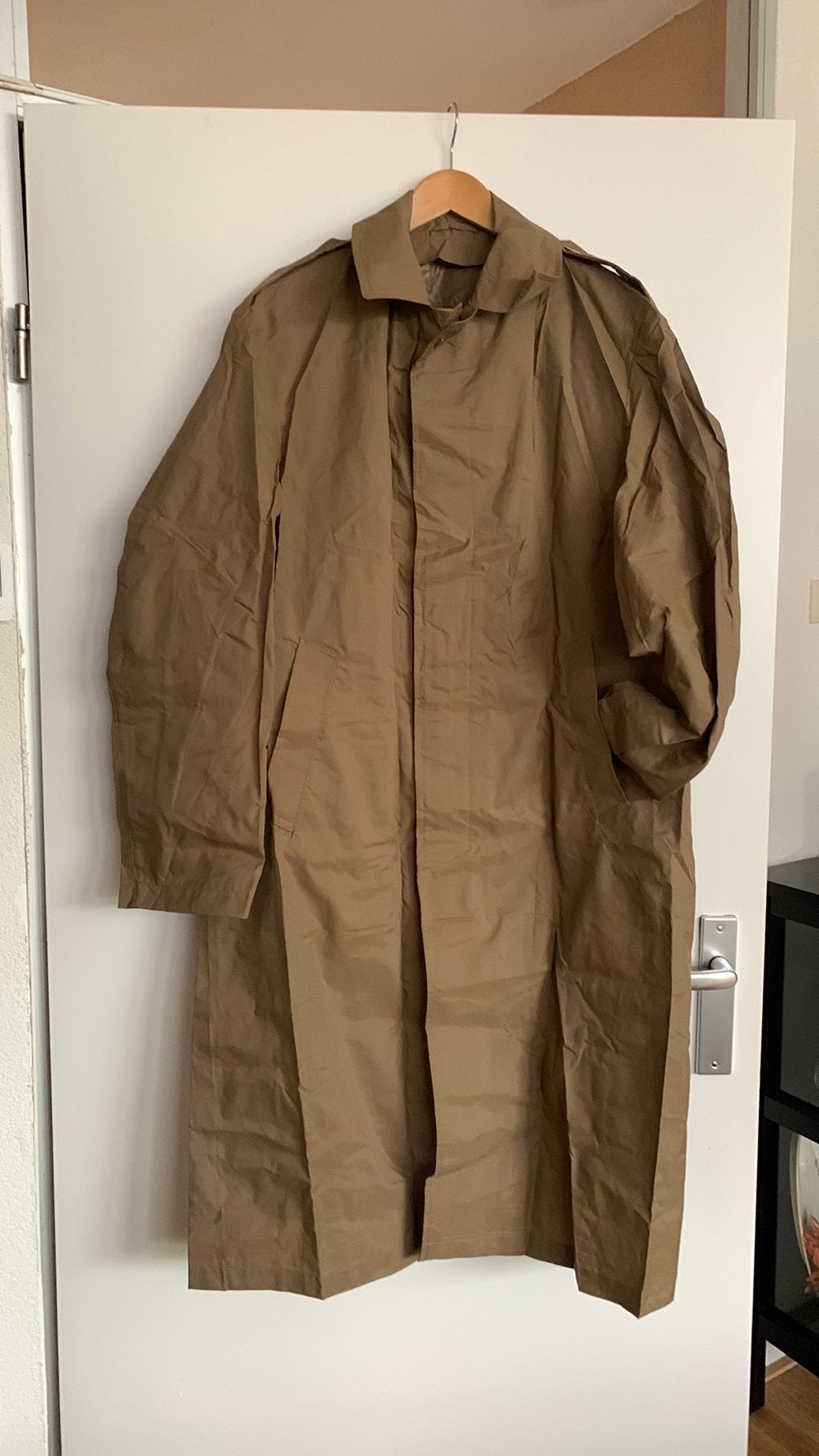 Landmacht leger regenjas origineel maat 50 L XL, Ophalen of Verzenden, Landmacht, Nederland, Kleding of Schoenen
