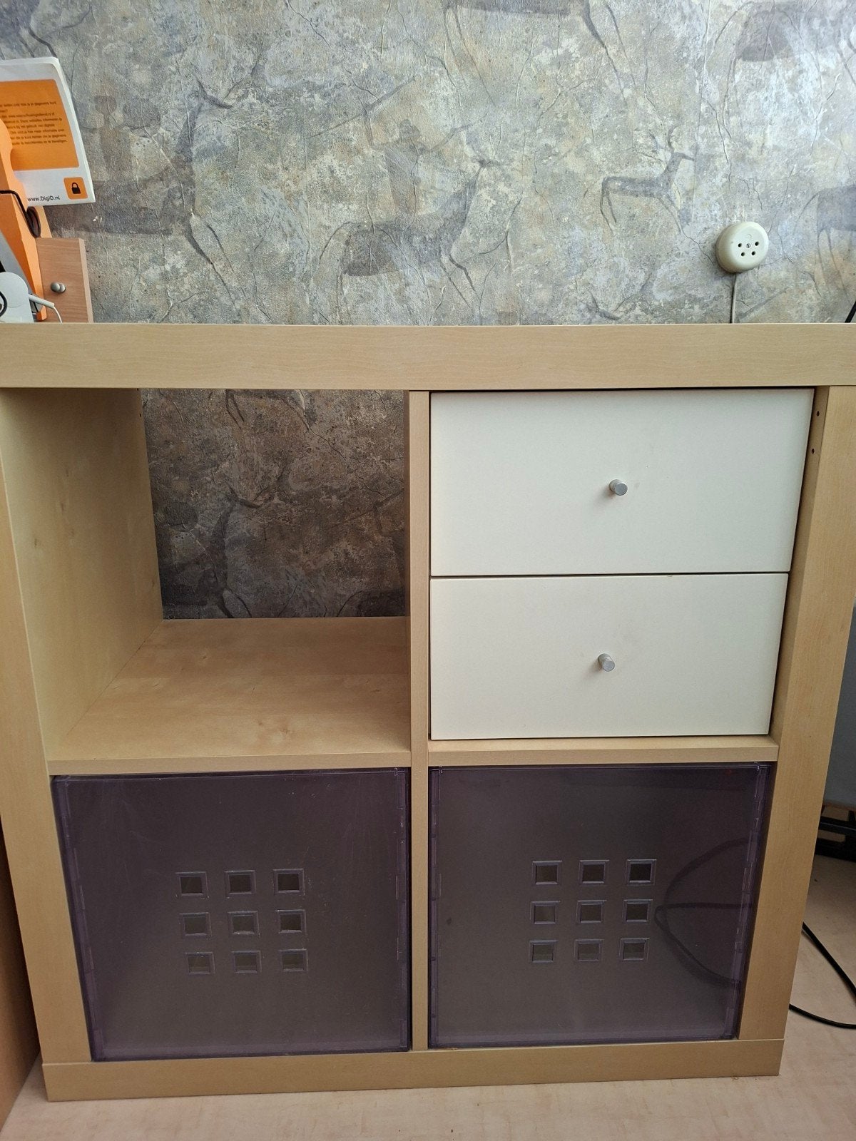 IKEA Kallax/Expedit kast met lades en deuren, Ophalen, Gebruikt