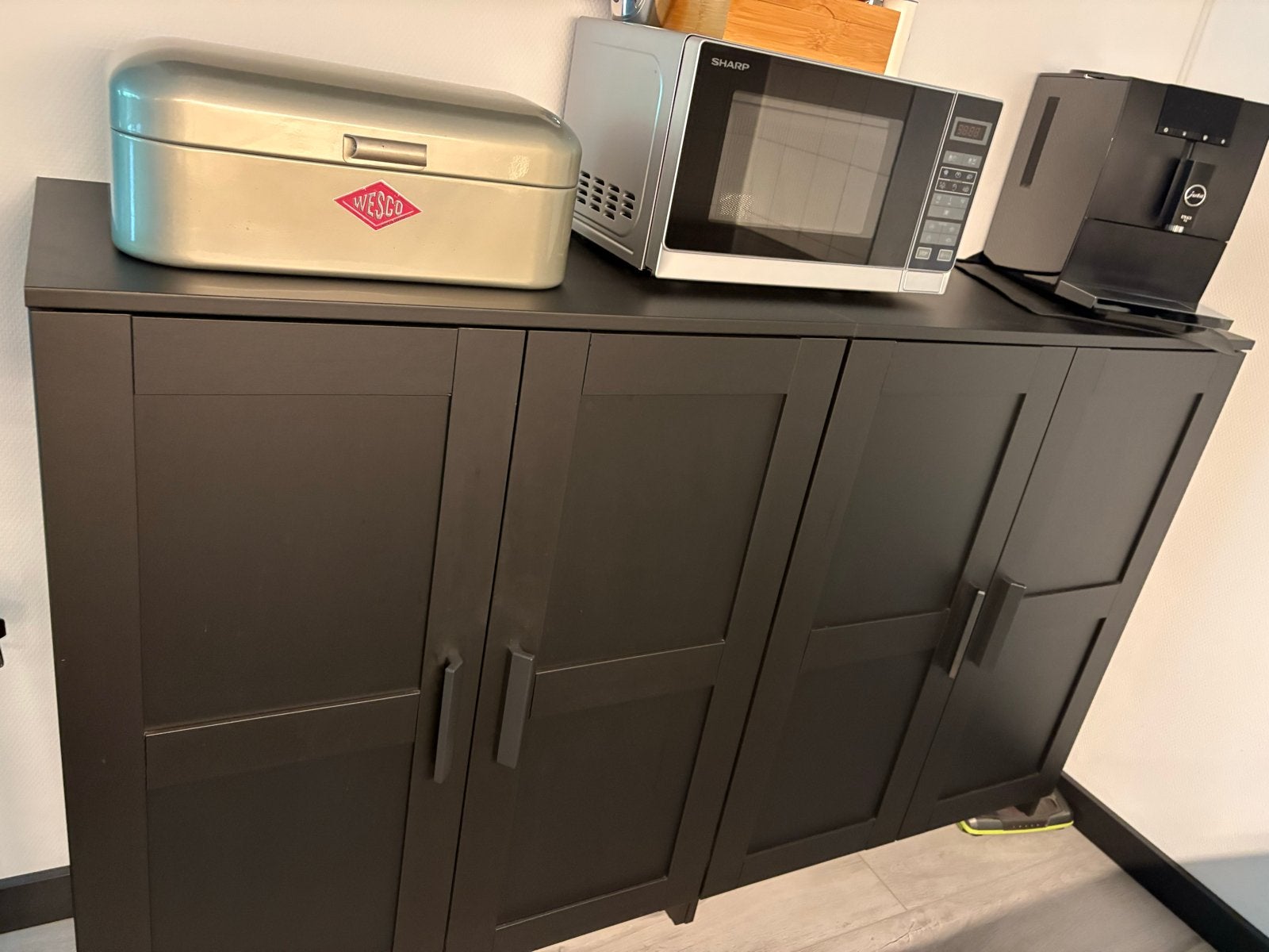 2x IKEA Brimnes Kasten - Zwart, Gebruikt, Minder dan 100 cm, 25 tot 50 cm, Overige houtsoorten