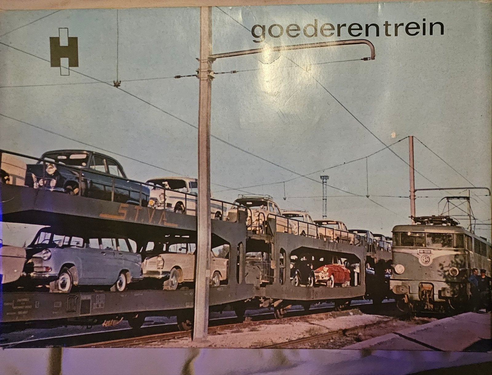 'Goederentrein' - Nostalgische, Ophalen, Treinset, Gelijkstroom, Zo goed als nieuw