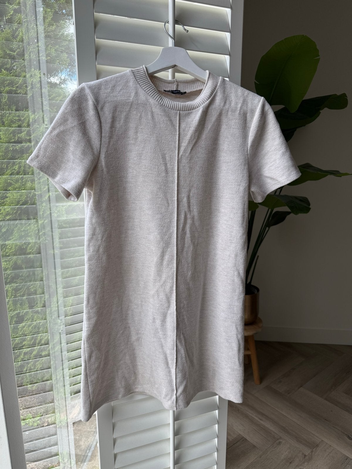 Zara jurk maat S, Beige, Ophalen of Verzenden, Maat 36 (S), Gedragen
