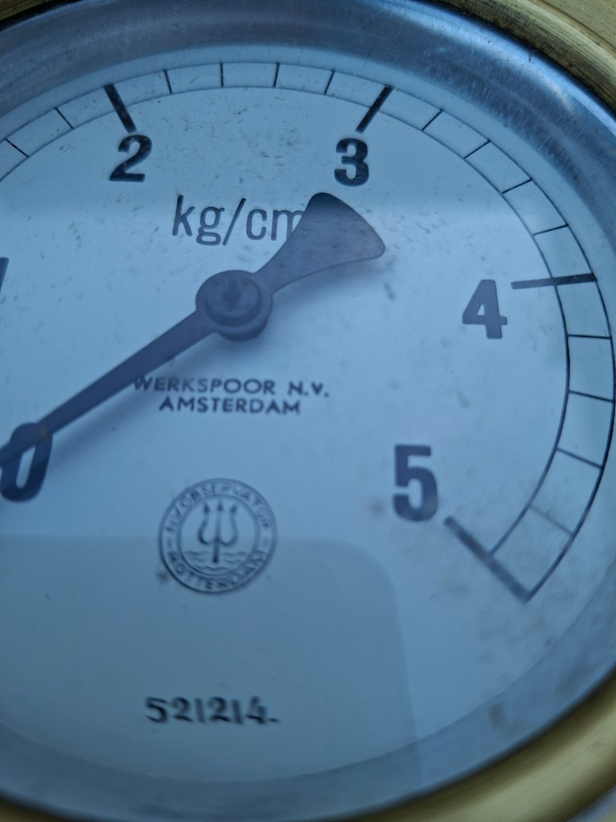 Vintage VN Observator Rotterdam Manometer, Ophalen of Verzenden