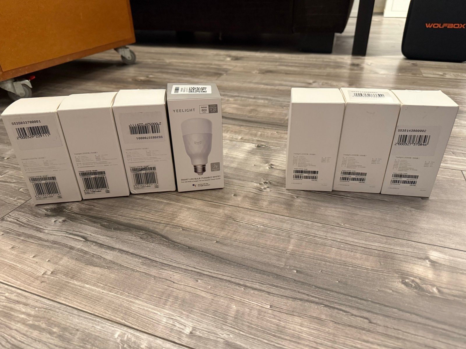 Xiaomi Yeelight Smart LED Lampen - 3x Wit, 4x Kleur, Gebruikt, Meerkleurig, Dimbaar, Overige merken