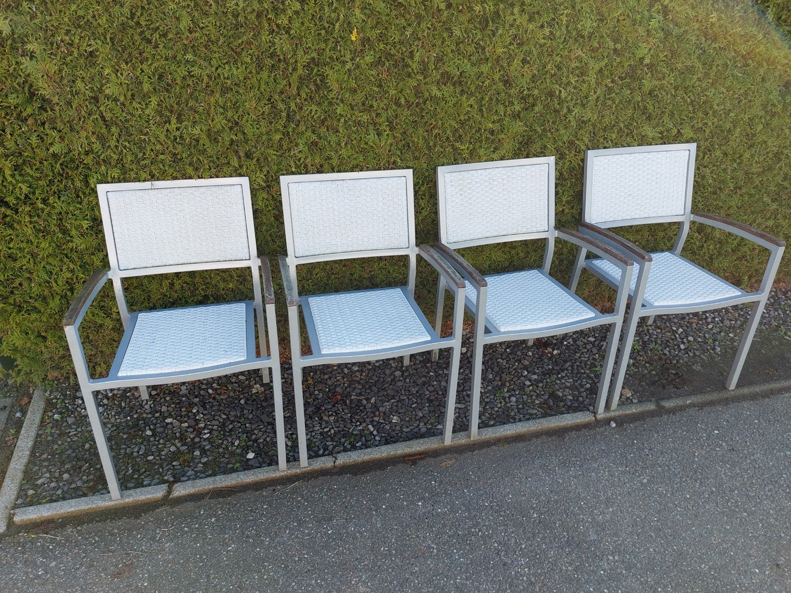 16 stuks horeca terrasstoelen  terras stoelen 16 stuks, Ophalen, Gebruikt, Stapelbaar