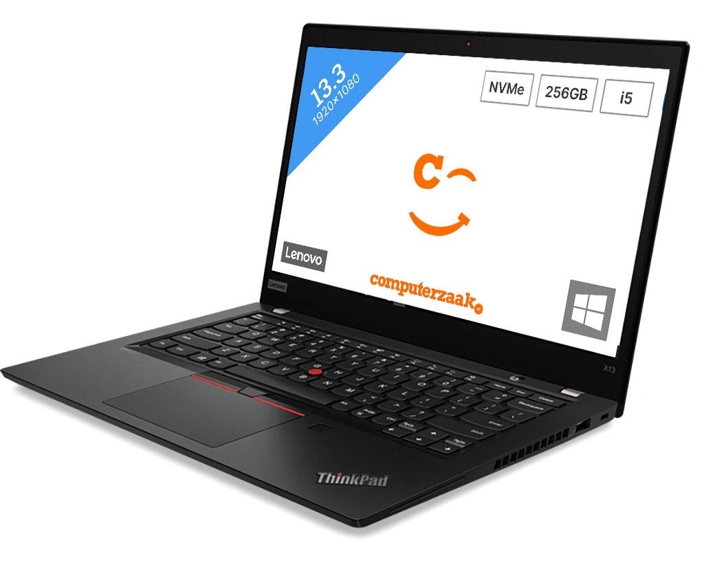 Lenovo ThinkPad x13 Gen 1/Intel Core i5/8GB/256GB/Windows 11, Computers en Software, Windows Laptops, 256 GB, 2 tot 3 Ghz, Qwerty