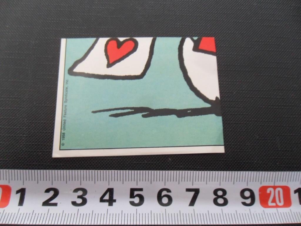 sticker panini strip I love snoopy #278, Ophalen, Zo goed als nieuw