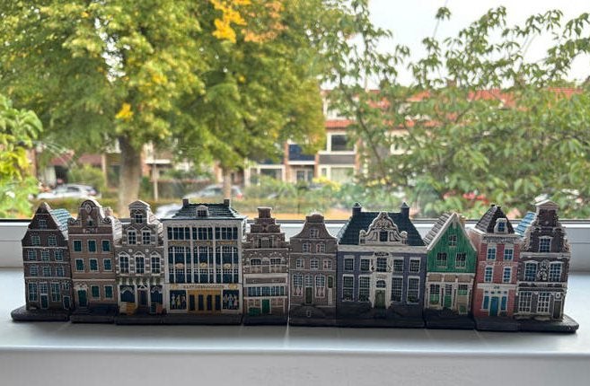 Blokker grachtenpandjes - 10 stuks, Ophalen of Verzenden, Gebruikt