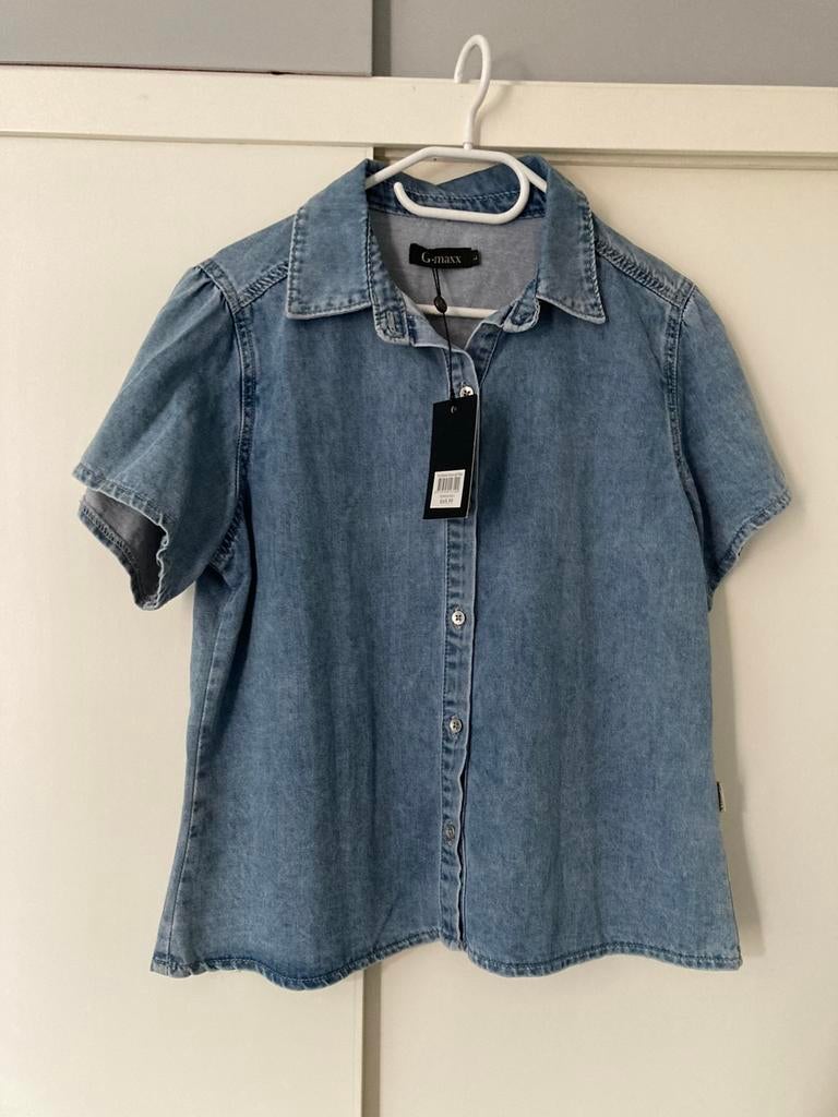 Jeans blouse maat L, Ophalen, Nieuw, Maat 42/44 (L), Blauw