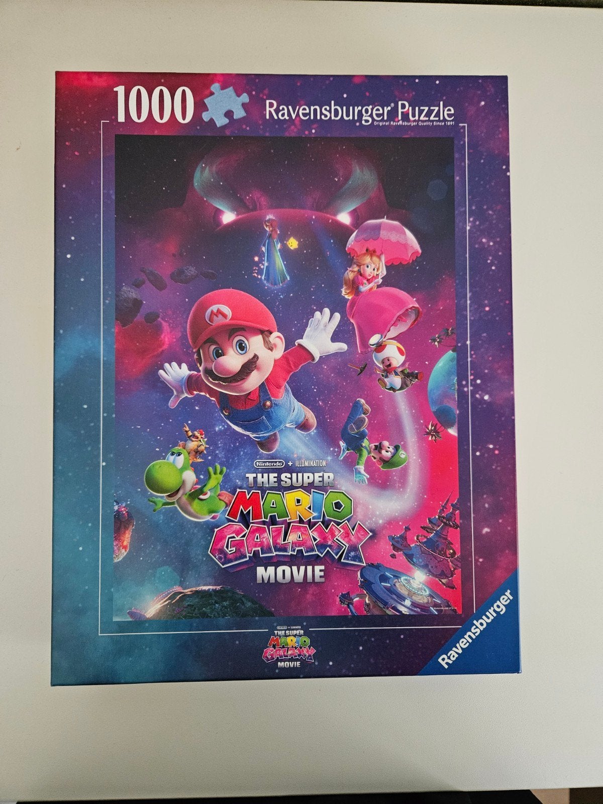 super mario galaxy puzzel 1000, Ophalen of Verzenden, Meer dan 50 stukjes, Zo goed als nieuw, 6 jaar of ouder