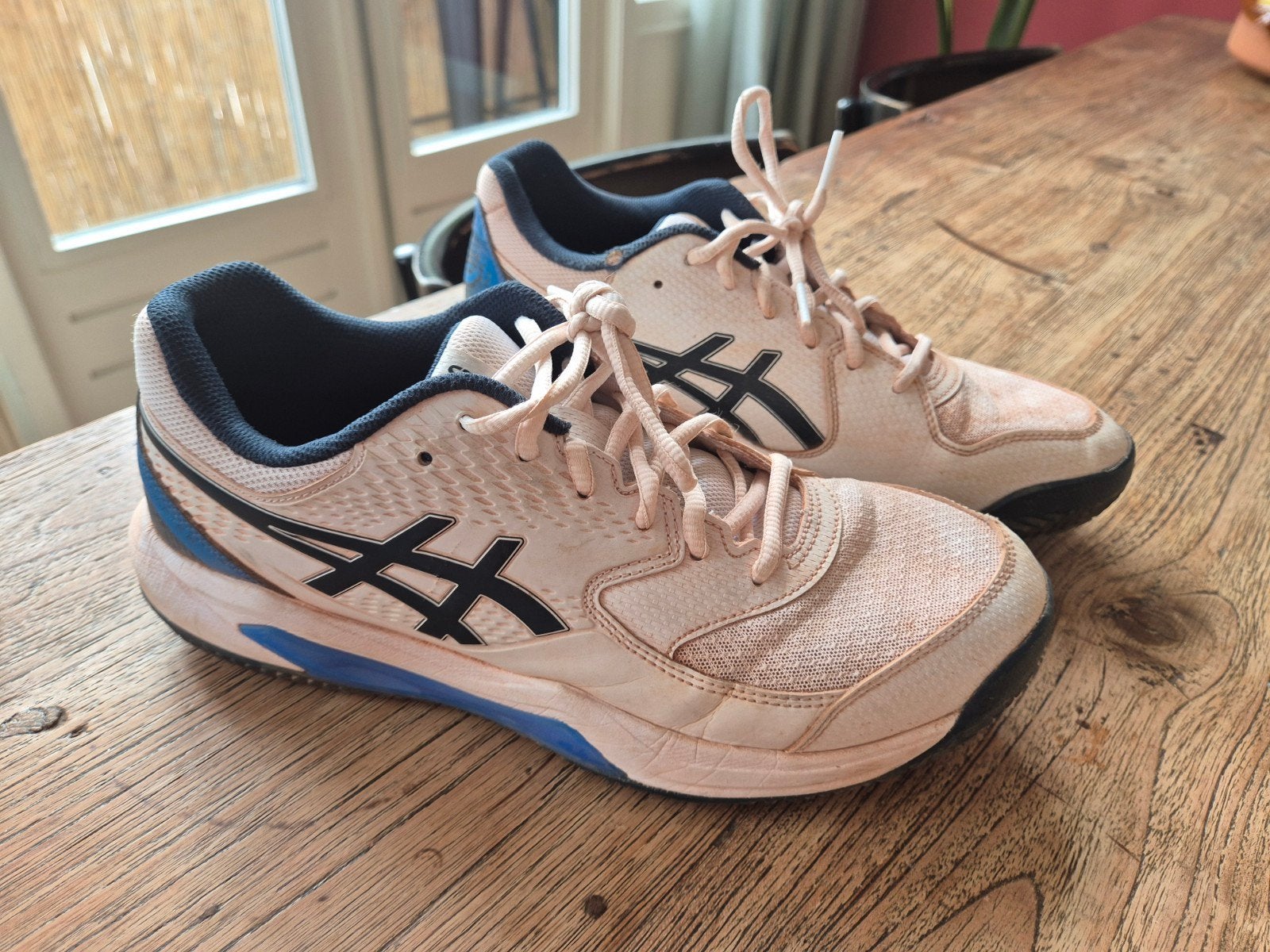 ASICS tennisschoenen - Blauw - Maat 42,5, Ophalen of Verzenden, Gedragen