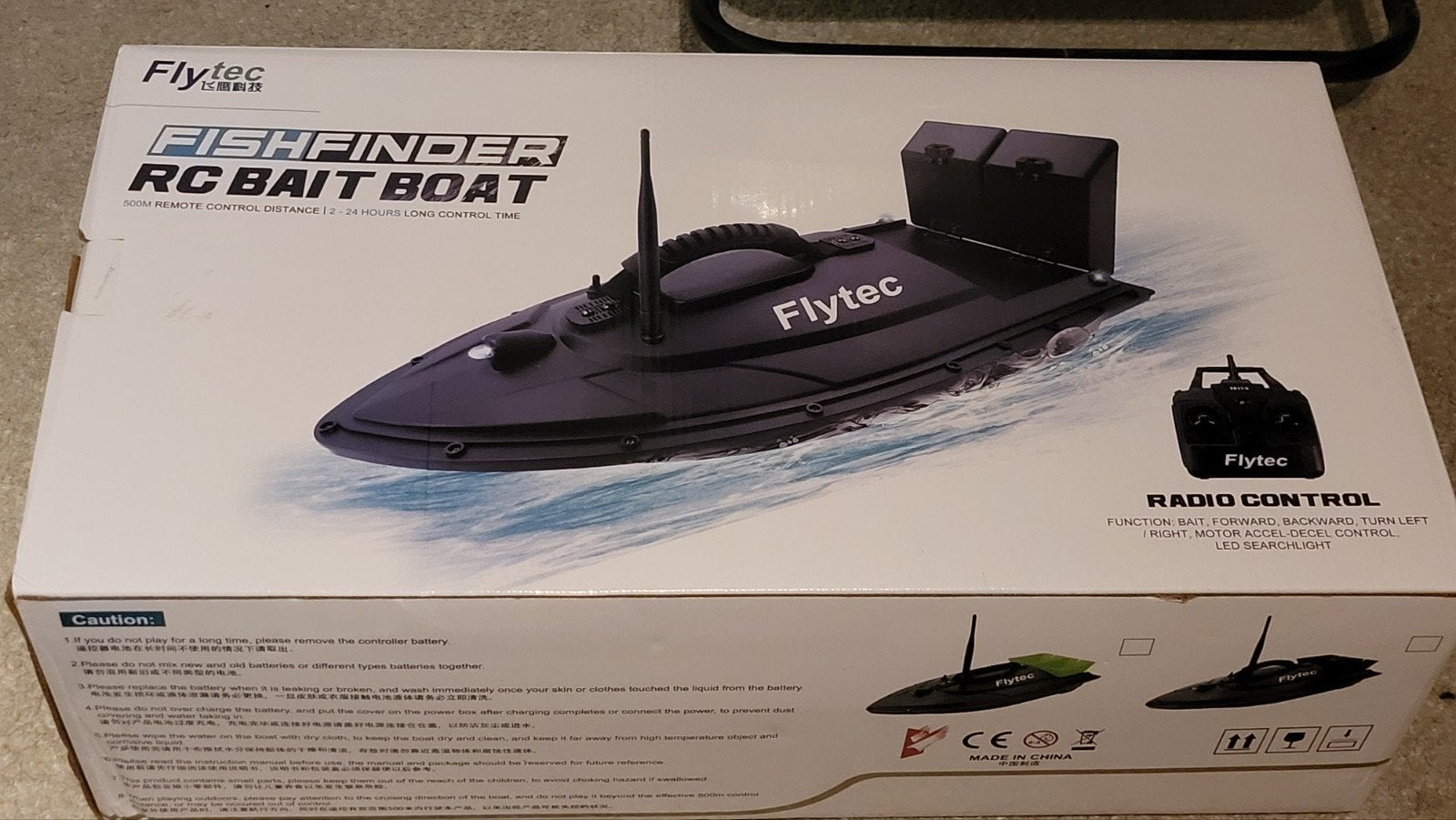 Flytec RC Bait Boat - Nieuw in doos, Ophalen of Verzenden, Nieuw