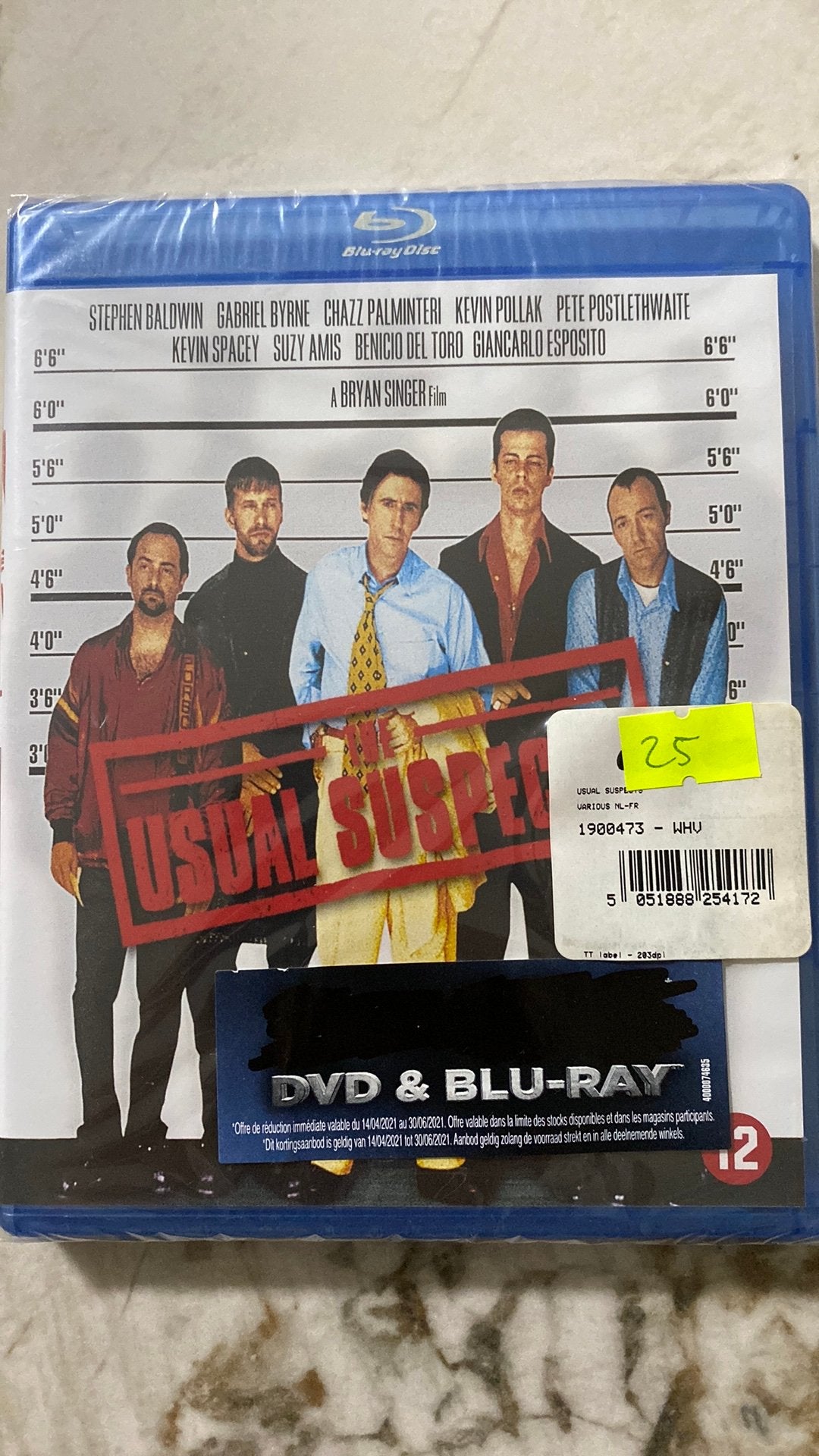 The usual suspects blu ray NL versie NIEUW, Ophalen of Verzenden, Nieuw in verpakking