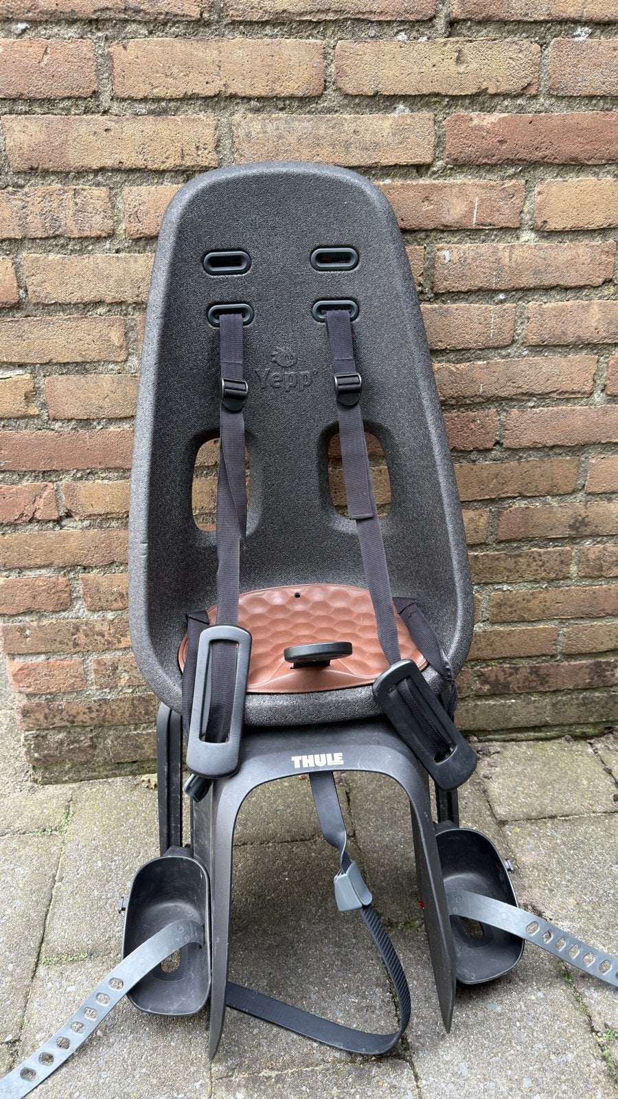 Thule Yepp Maxi Achterzitje, Fietsen en Brommers, Ophalen, Achterzitje, 9 t/m 18 kg, Gebruikt