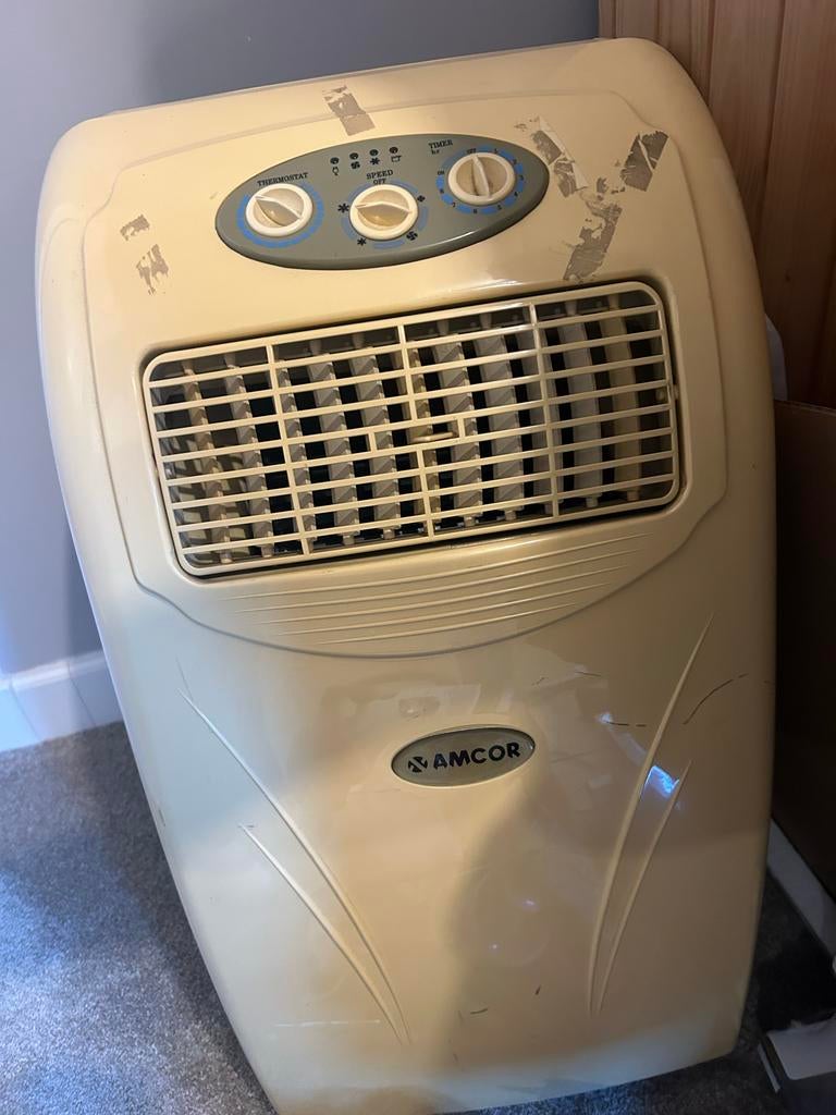 Mobiele airco AMCOR, Witgoed en Apparatuur, Airco's, Ophalen, Gebruikt, Timer, 3 snelheden of meer
