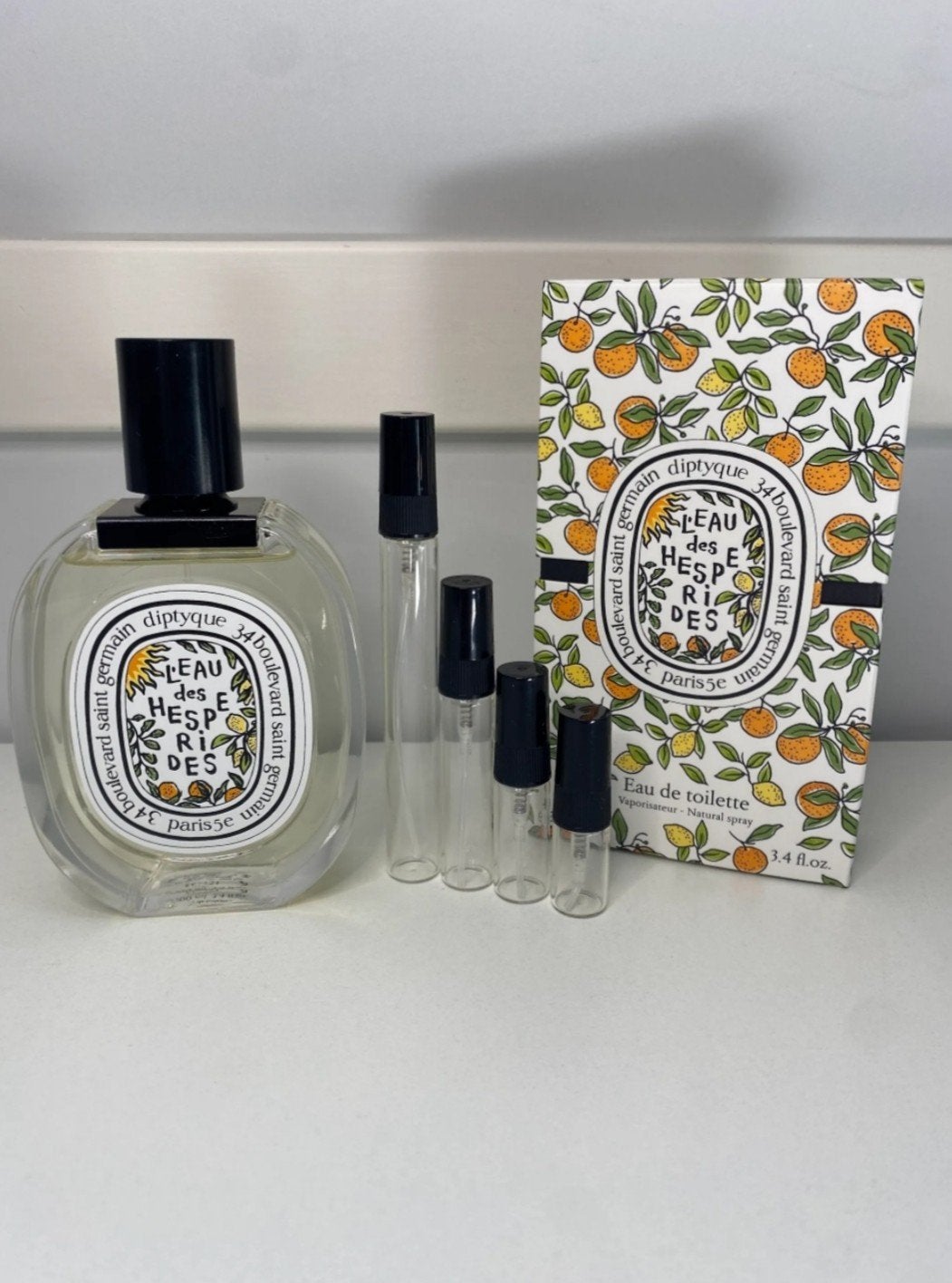 Tester sample decant Diptyque L'eau Des Hesperides, Ophalen of Verzenden, Nieuw