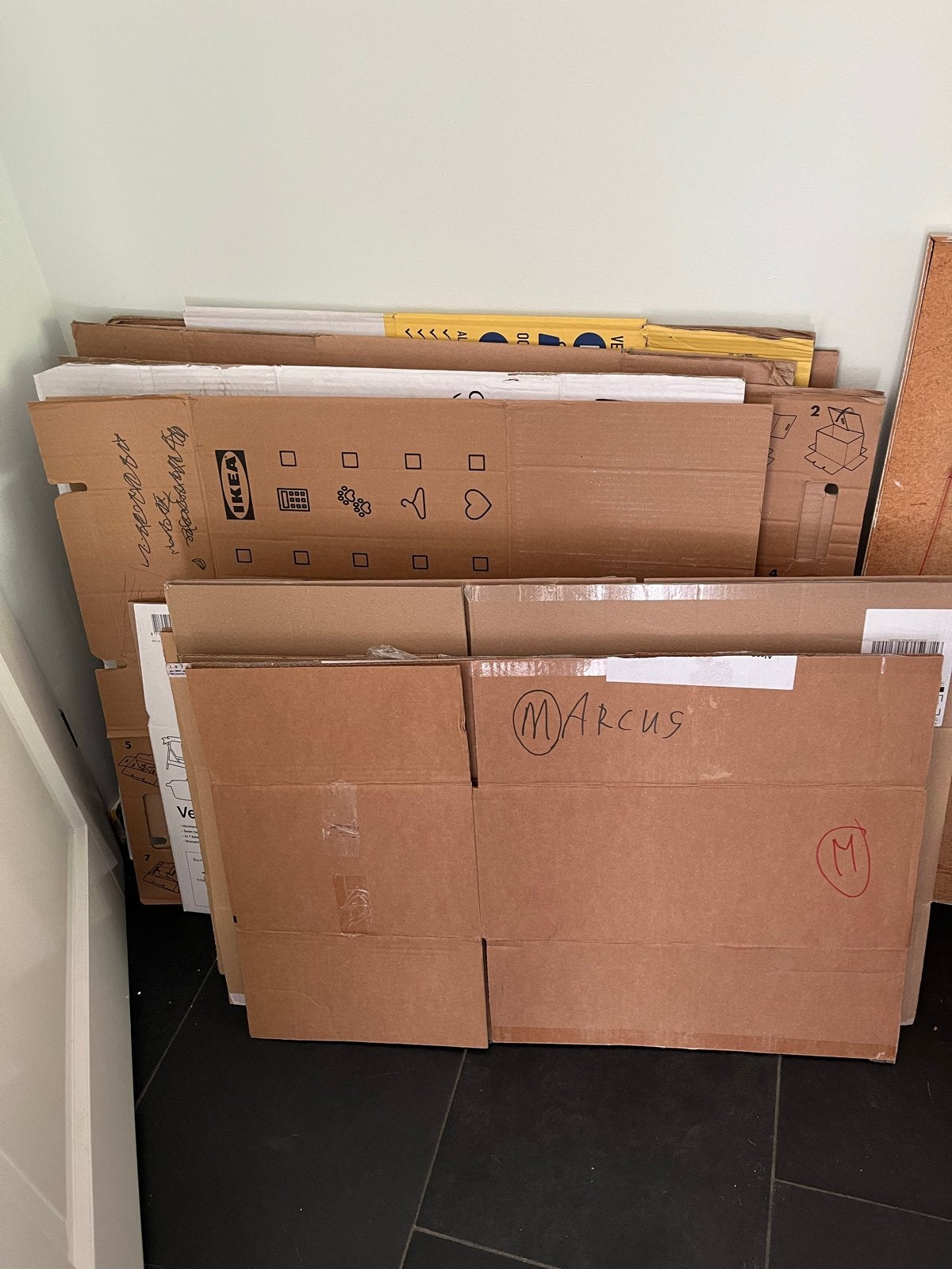 Diverse verhuisdozen, IKEA en andere, Ophalen, 40 tot 60 cm, 50 tot 75 cm, 35 tot 50 cm