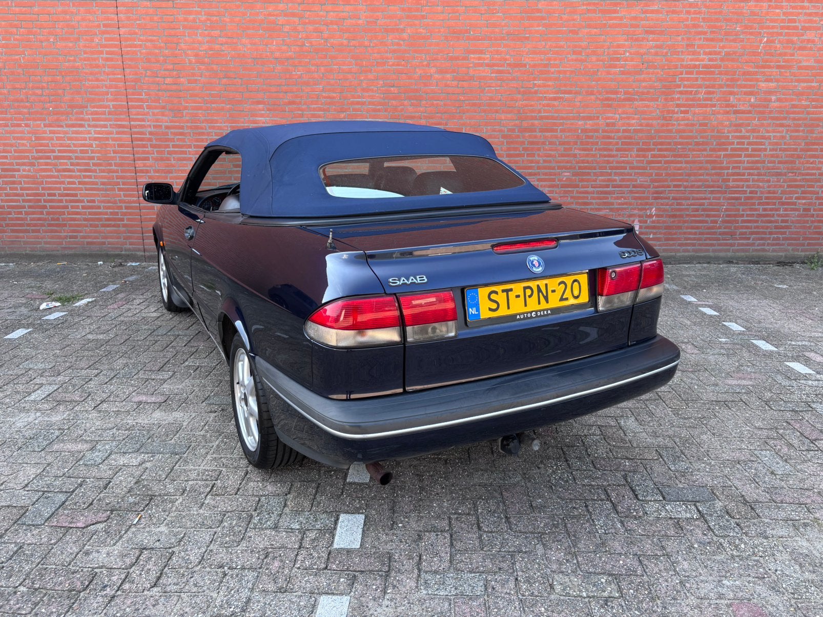 Saab 900 2.0 I Cabrio 1998 Blauw, foto 12