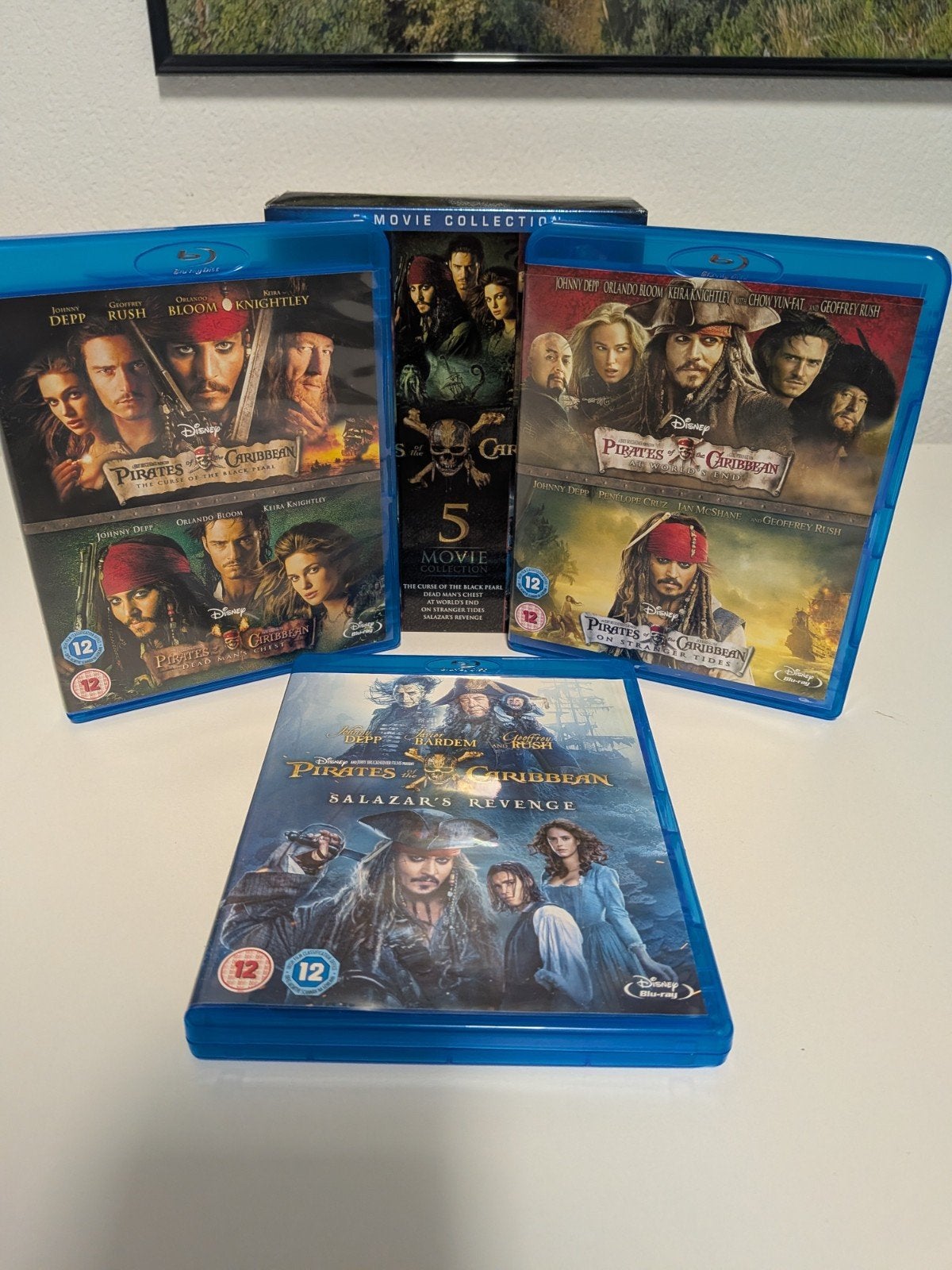 Pirates of the Caribbean Blu-ray Collectie (5 films), Avontuur, Boxset, Nederlands, Ophalen of Verzenden