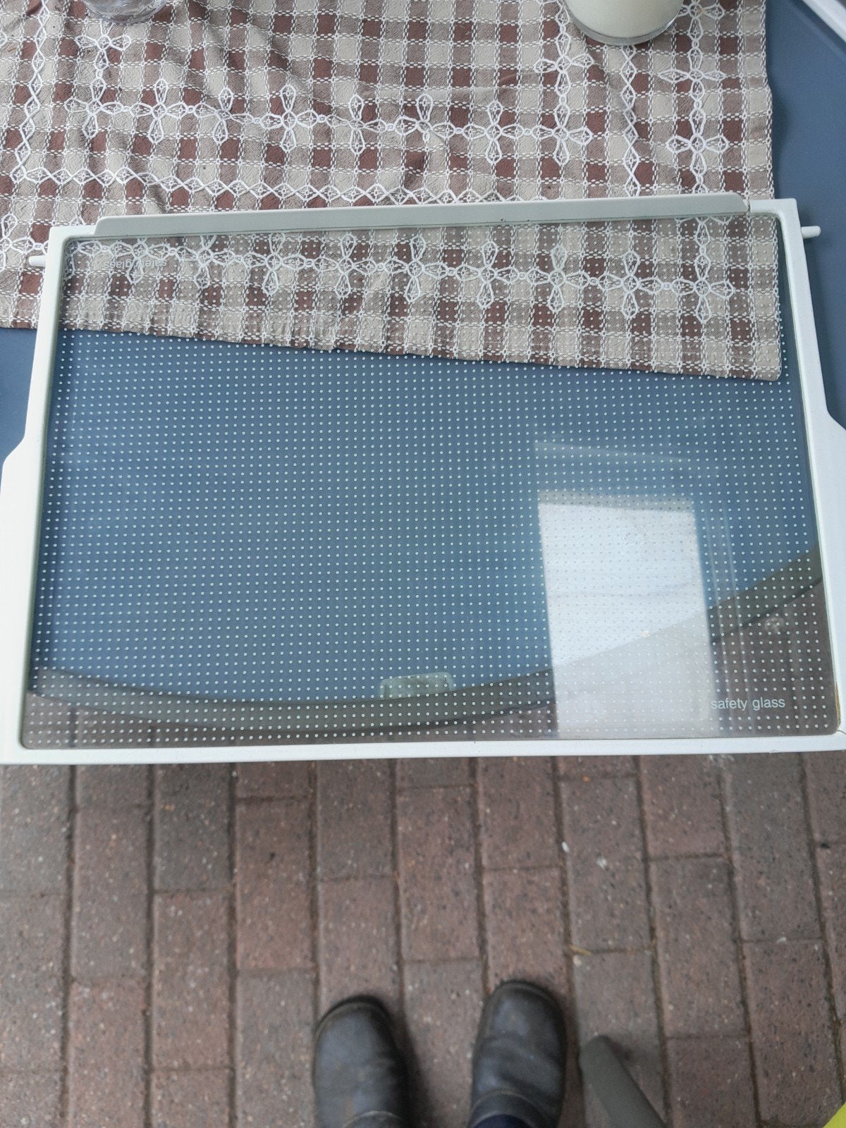 Koelkast  glas  platen, Ophalen of Verzenden, Glasplaat, 160 cm of meer