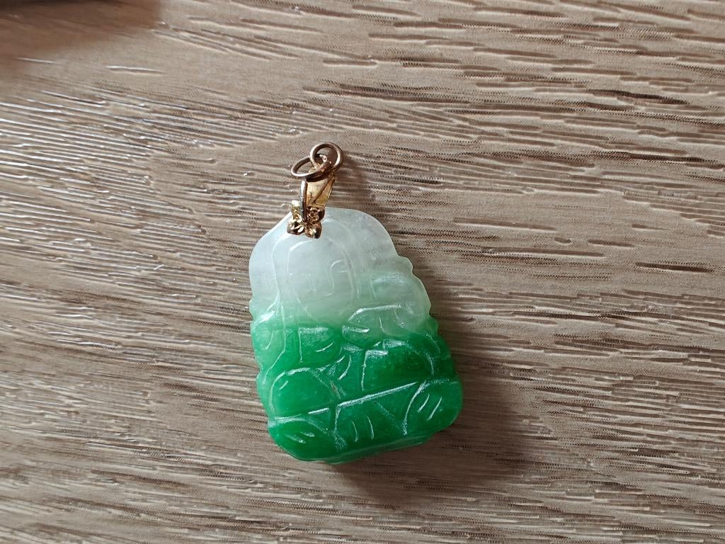 Jade boedha hanger, Ophalen of Verzenden, Nieuw