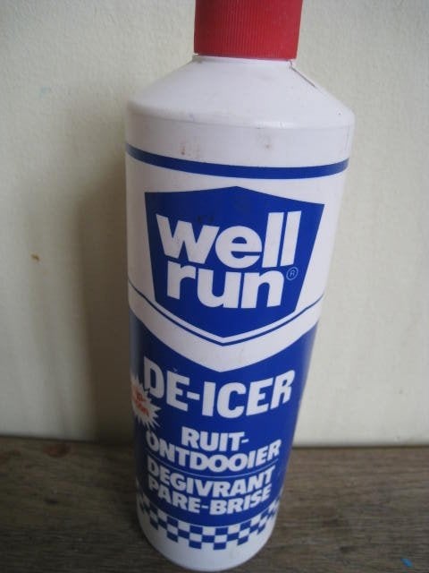 Well run de-icer, ruit ontdooier., Ophalen