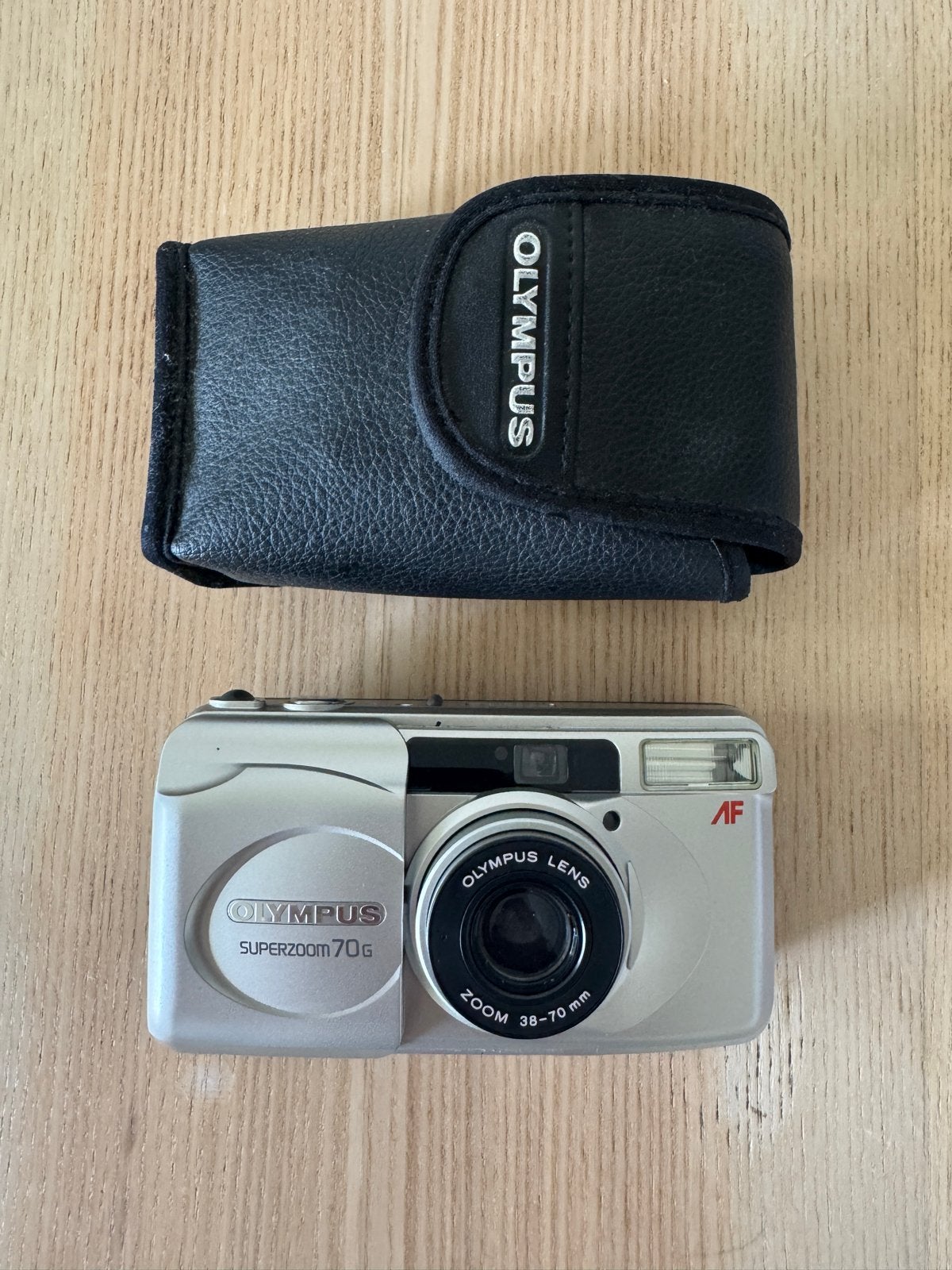 Olympus Superzoom 70G 35mm Analoge Camera, Audio, Tv en Foto, Fotocamera's Analoog, Ophalen of Verzenden, Zo goed als nieuw, Compact